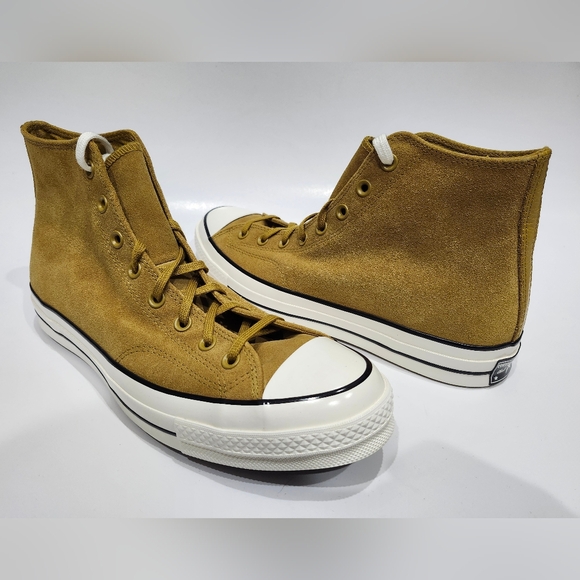 Converse Chuck 70 High Top Suede Hidden Trail/Egret-Black Size 11.5 A05598C NWT - Picture 2 of 8